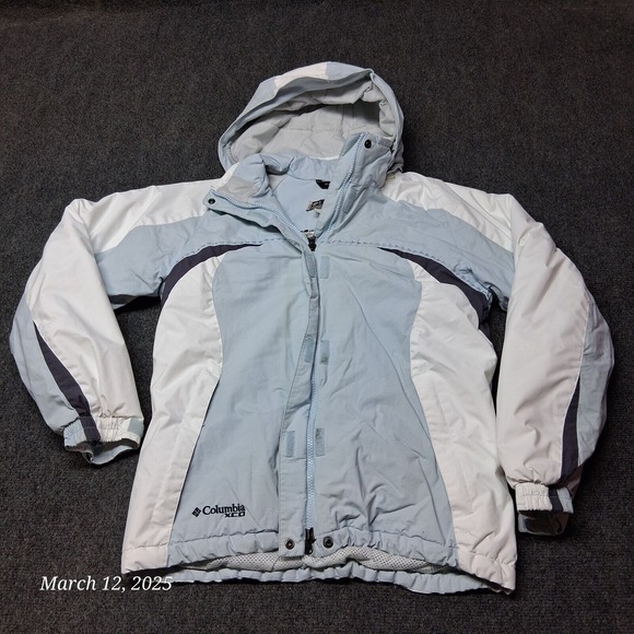 Columbia Jackets & Blazers - Columbia XCO Ski Parka Jacket Women Size Small Blue Hooded Soft Fleece‎ Lining